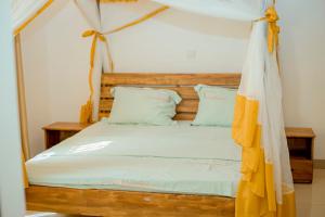 Postel nebo postele na pokoji v ubytování Pelican Rouge Apartment