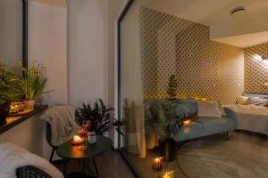 Posezení v ubytování BNB Kastielska Studio Apartment