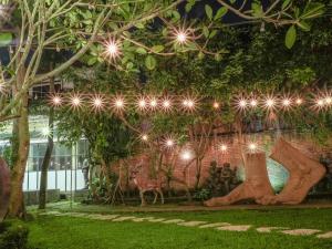 Zahrada ubytování Pendhapa Art Space - PAS Limasan Homestay