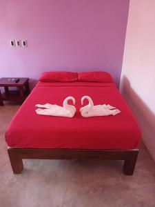 Ένα ή περισσότερα κρεβάτια σε δωμάτιο στο Casa Soriano