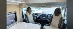 a van with the backseat of a car at Camper La Palma fianza 600eu in Santa Cruz de la Palma