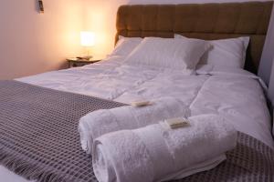 Vuode tai vuoteita majoituspaikassa Habitación privada con WiFi, desayuno y excelente ubicación en Asunción