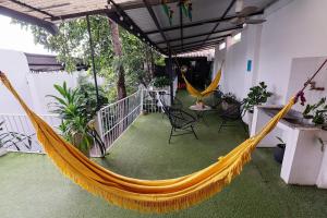 Ogród w obiekcie Habitación privada con terraza y WiFi rápido en el centro