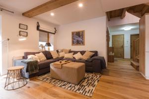 Część wypoczynkowa w obiekcie Luxury Chalet Mallnitz