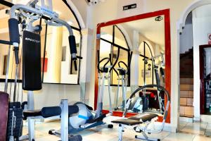 Fitness centrum a/nebo fitness zařízení v ubytování Hostal History