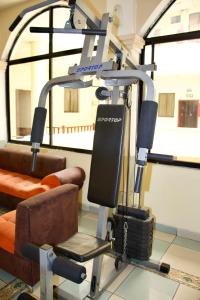 Fitness centrum a/nebo fitness zařízení v ubytování Hostal History + 18 fotografií