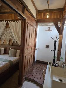 Little Elephant Cottage客房内的一张或多张床位