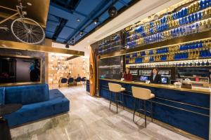 Lounge nebo bar v ubytování 西安北站市政府漫心酒店