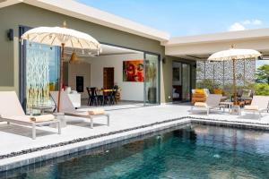 Bazén v ubytování Casa Seaview 4br Private Pool & Panorama nebo v jeho okolí