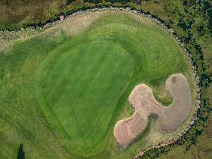 an overhead view of a green golf course at Cozy Studio Space in Williams in Williams +3 photos
