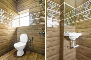 Koupelna v ubytování Super Hotel O Porvorim Near Mall De Goa