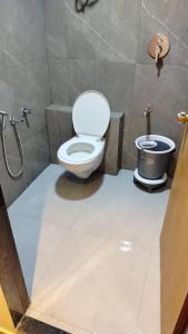 Koupelna v ubytování Hotel Privilon