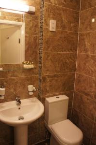 Koupelna v ubytování Sapphire Hotel London