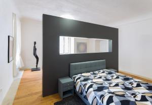 Postel nebo postele na pokoji v ubytování Zámecké apartmány Litomyšl