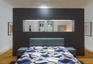 Postel nebo postele na pokoji v ubytování Zámecké apartmány Litomyšl