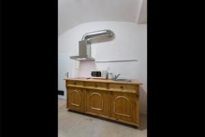 Kuchyň nebo kuchyňský kout v ubytování Zámecké apartmány Litomyšl