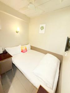 Postelja oz. postelje v sobi nastanitve Apple Hostel 蘋果賓館