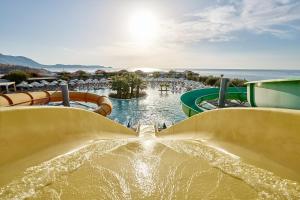 a water slide at a resort with a water park at Lindos Imperial Resort & Spa in Kiotari