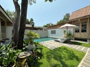 Zahrada ubytování Villa S