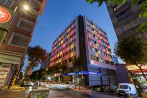 O edifício em que o hotel se localiza