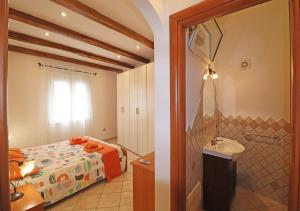 Ένα ή περισσότερα κρεβάτια σε δωμάτιο στο CASA Francesca