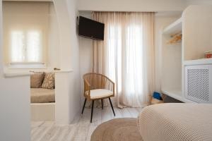 Телевизор и/или развлекательный центр в Finikas Hotel