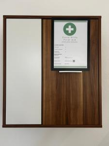 Certifikát, hodnocení, plakát nebo jiný dokument vystavený v ubytování Monteurwohnung Burchard I Rosenau - Platz für 6 Personen