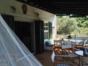 A balcony or terrace at Villa Bouboule