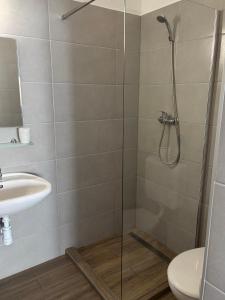 Kúpeľňa v ubytovaní Hungaria Apartments