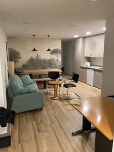 Posezení v ubytování Albergue San Nicolás