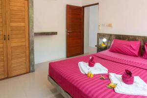 Letto o letti in una camera di Holy View 2br Shared Pool & Seaview - Chaweng