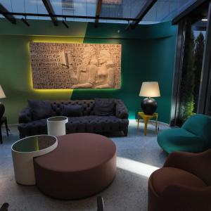 Posezení v ubytování ibis Styles Ankara