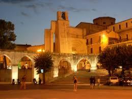 a large building with people standing in front of it at B&B Country Dreams in Sulmona