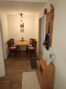 Posezení v ubytování Ubytování v RV