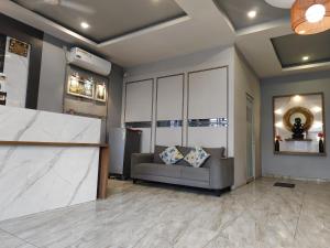 Predel za sedenje v nastanitvi Classio Residency