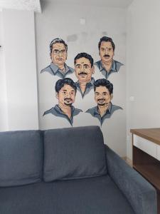 Predel za sedenje v nastanitvi Classio Residency