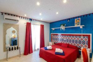 Postel nebo postele na pokoji v ubytování Mediterranean Charm villa con piscina al mare