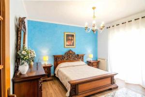Postel nebo postele na pokoji v ubytování Mediterranean Charm villa con piscina al mare
