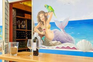 Nápoje v ubytování Mediterranean Charm villa con piscina al mare