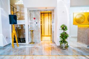 Koupelna v ubytování Guci Hotel