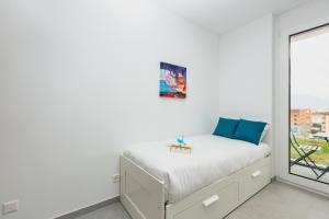 Letto o letti in una camera di Campus Lugano 45 wonderful Smart Suites in the university area