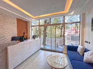 Istumisnurk majutusasutuses DLS Hotels Emerald