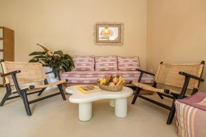 Posezení v ubytování Botanica Villas