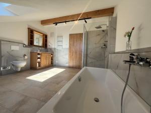 Koupelna v ubytování Gästehaus Eicherhof