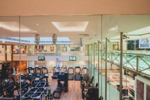 Het fitnesscentrum en/of fitnessfaciliteiten van Divani Apollon Palace & Thalasso