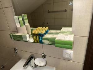 Koupelna v ubytování JP Motel Mali Pariz