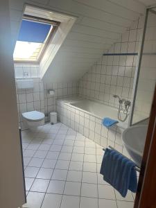Koupelna v ubytování Ferienwohnung-West