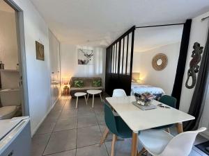 Χώρος καθιστικού στο Appart studio 4 couchages SAINT CYPRIEN SC245-004