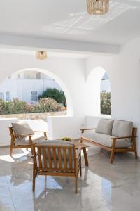 Χώρος καθιστικού στο Sunny & Blue 2