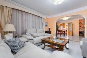 Posezení v ubytování Villa Teulera